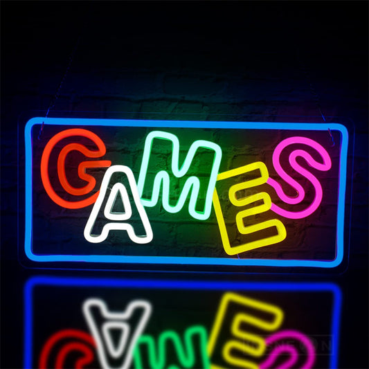 Neon Sign Gaming Room