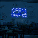 Cafe Open Neon Sign