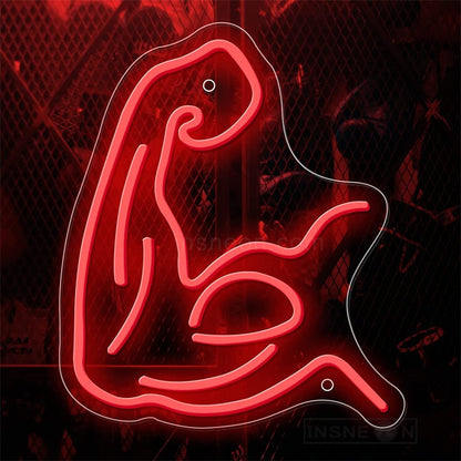 Muscle Arm Gym Neon Light Sign
