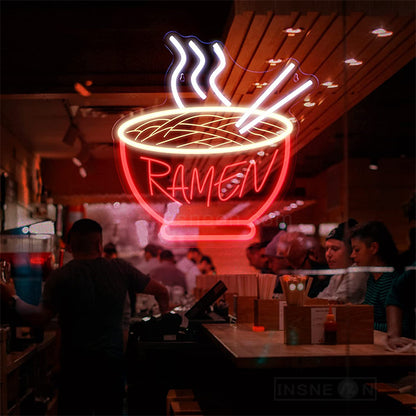 Noodle Food Neon Light