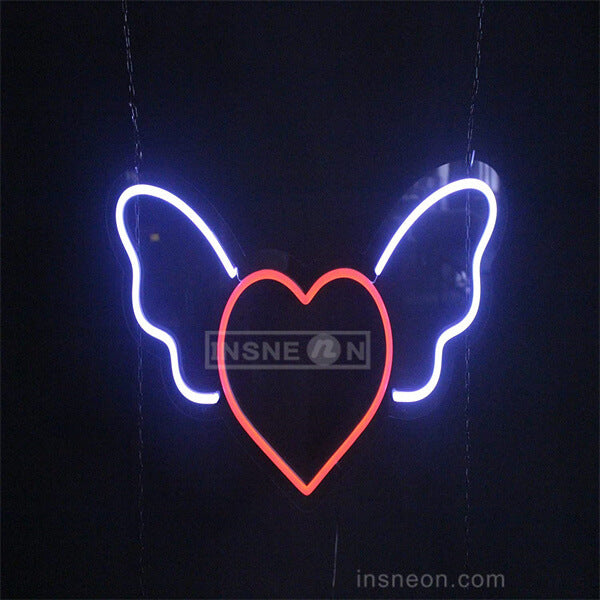 Heart Wings Neon sign