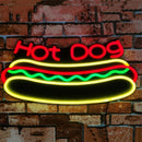 Hot Dog Food Neon Sign