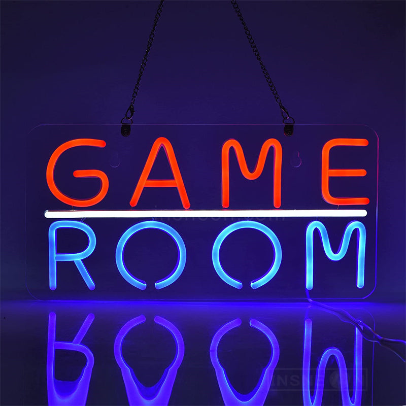 Neon Game Room Sign
