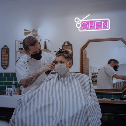 Hair Salon Neon Sign