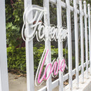 Forever Love neon letter lights custom