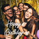 Happy Birthday Neon Sign Battery