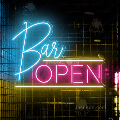 Bar Open Neon Light Sign