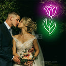 Rose Mother's day neon sign