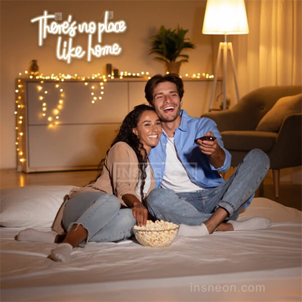 There's No Place Like Home LED neon sign
