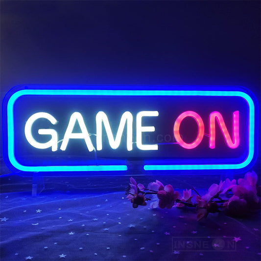 Game On Neon Sign