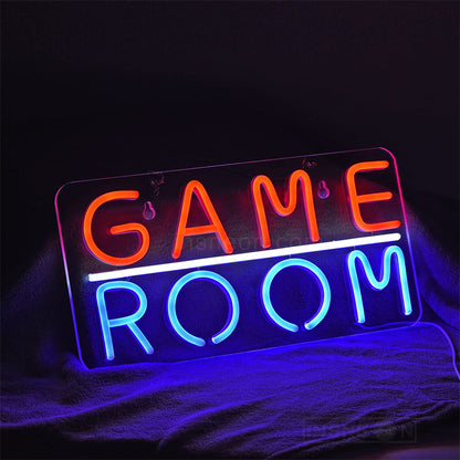 Neon Game Room Sign