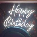 Happy Birthday Neon Sign Battery