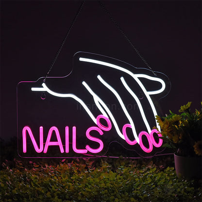 Nail Neon LED Signs