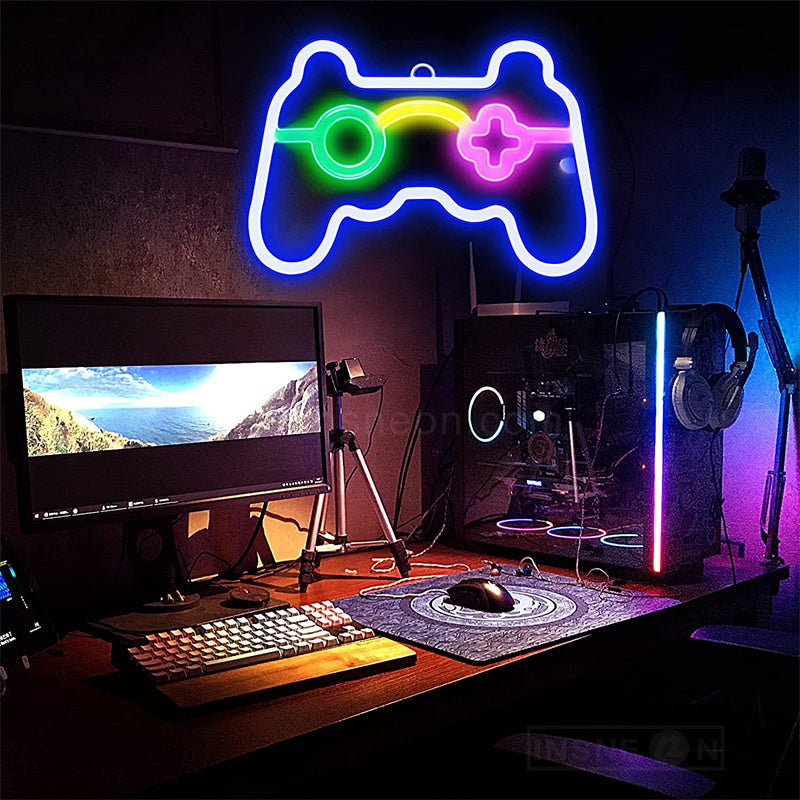 Contoler Neon Sign Gaming Controller Neon Sign