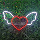 Heart Wings Neon sign