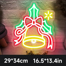 Merry Christmas Neon Led Sign Christmas Hat LED Sign Night Lights USB Kids Bedroom Decoration Party Bar Wall Decor Neon Signs