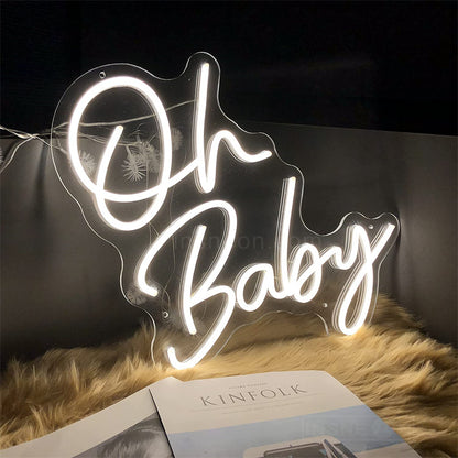 Oh Baby Neon Wedding Sign