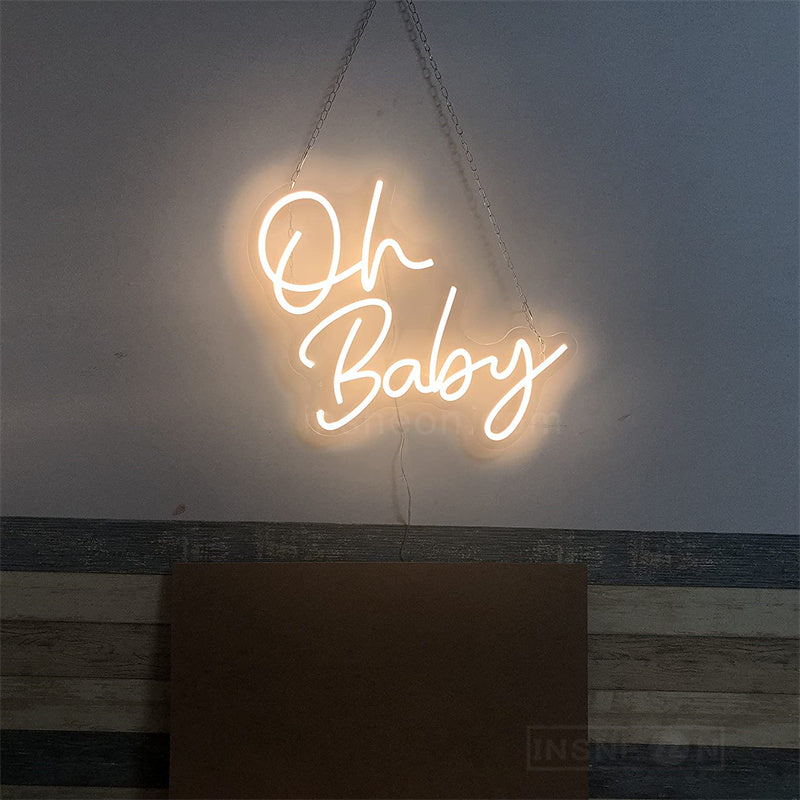 Oh Baby Neon Wedding Sign