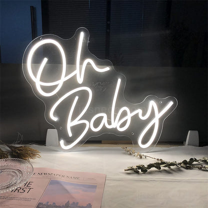 Oh Baby Neon Wedding Sign