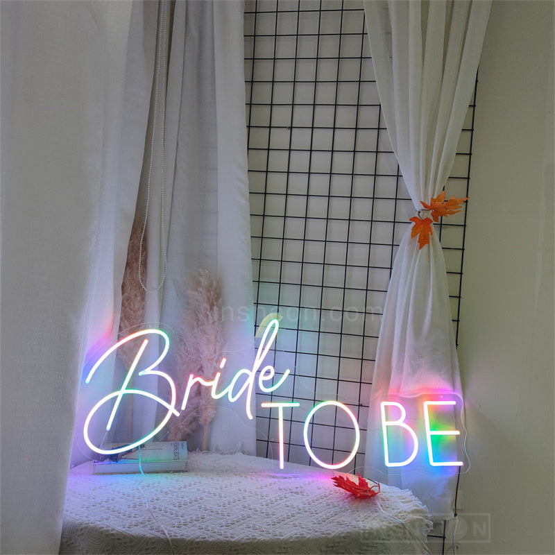 Bride To be RGB Neon Sign