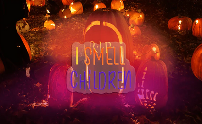 I Smell Children Halloween Decor Neon Signs