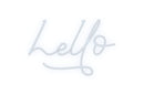 Custom Neon: hello