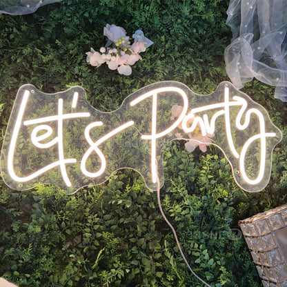 InsNeon Factory Let's Party Custom Neon Sign