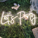 InsNeon Factory Let's Party Custom Neon Sign