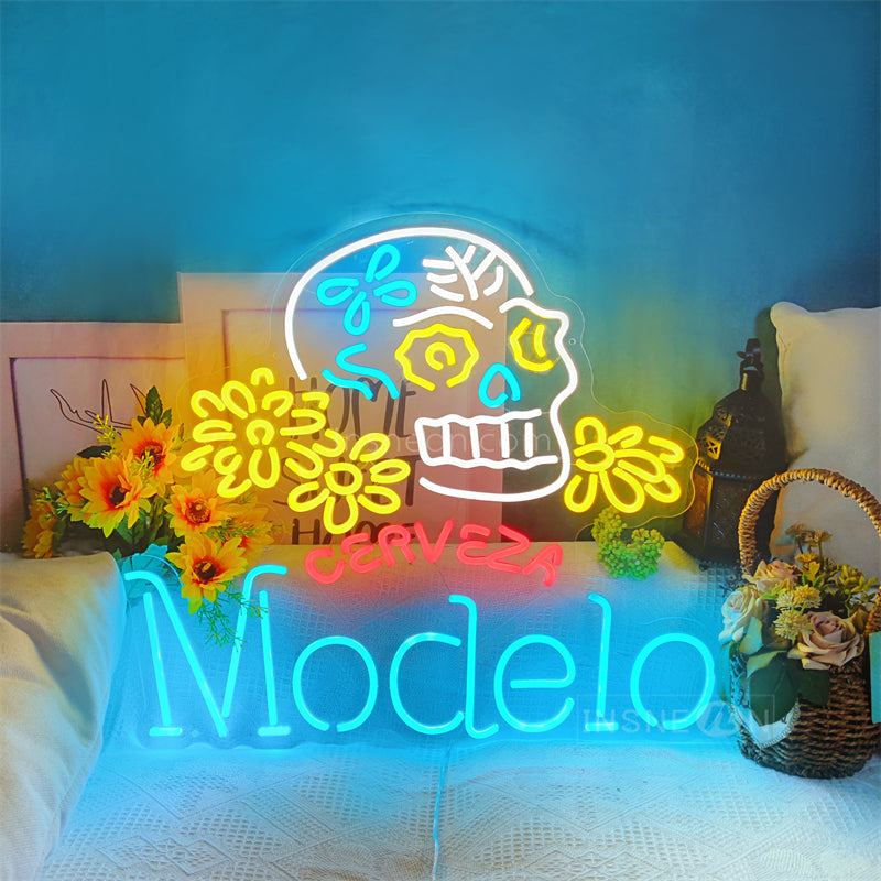 InsNeon Factory Cerveza Modelo Custom Neon Sign