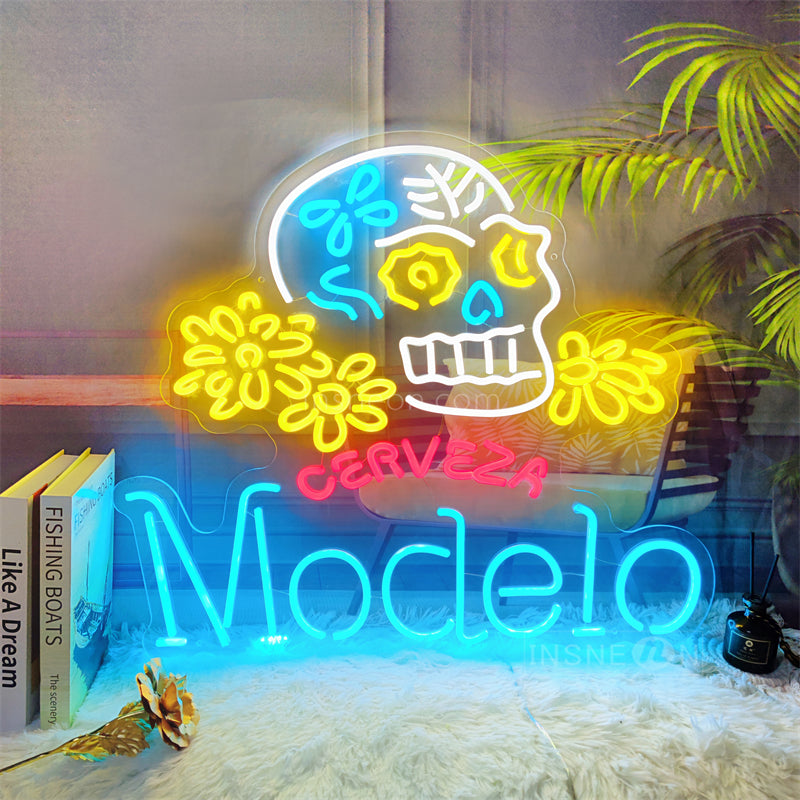 InsNeon Factory Cerveza Modelo Custom Neon Sign