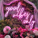 InsNeon Factory Good Vibes Only Custom Neon Sign
