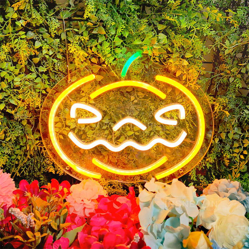 InsNeon Factory Halloween's pumpkin Custom Neon Sign