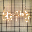 InsNeon Factory Let's Party Custom Neon Sign