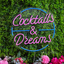 InsNeon Factory Cocktails&Dreams Custom Neon Sign