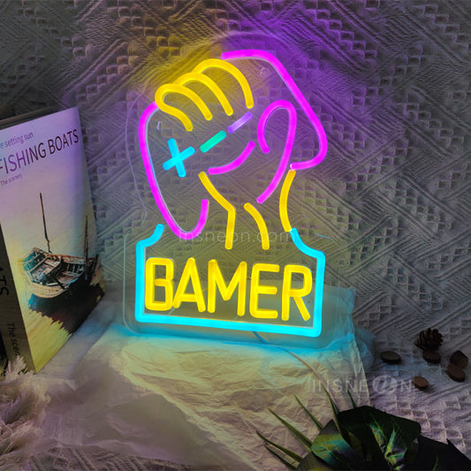 InsNeon Factory GAMER Custom Neon Sign