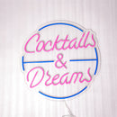 InsNeon Factory Cocktails&Dreams Custom Neon Sign
