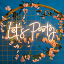 InsNeon Factory Let's Party Custom Neon Sign