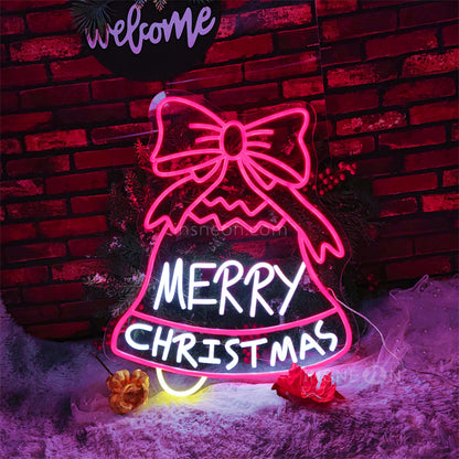 InsNeon Factory Christmas Bells Custom Neon Sign