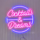 InsNeon Factory Cocktails&Dreams Custom Neon Sign