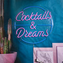 InsNeon Factory Cocktails&Dreams Custom Neon Sign