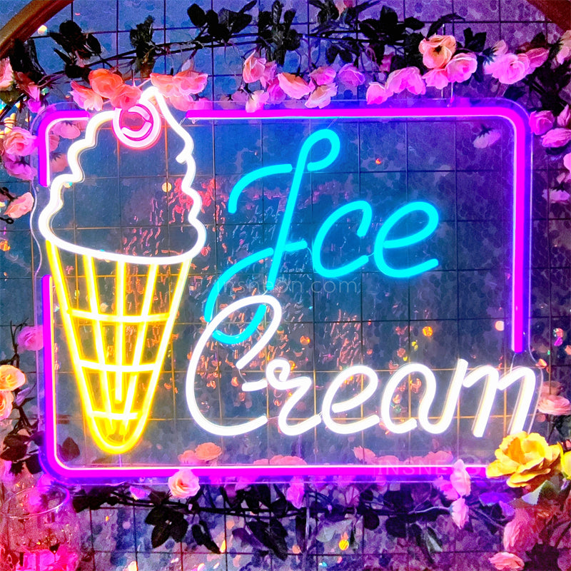 InsNeon Factory Ice Cream Custom Neon Sign