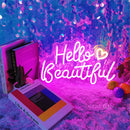 InsNeon Factory Hello Beautiful Custom Neon Sign