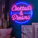 InsNeon Factory Cocktails&Dreams Custom Neon Sign