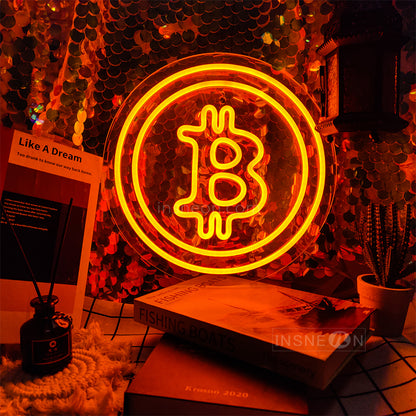 Bitcoin Custom Neon Sign