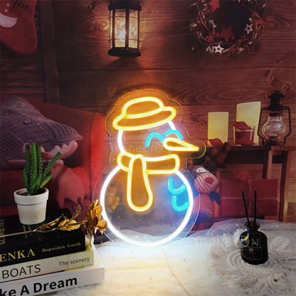 InsNeon Factory Snowman Custom Neon Sign