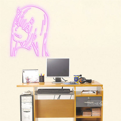 Anime Neon Sign Anime girl Led Custom Neon Sign
