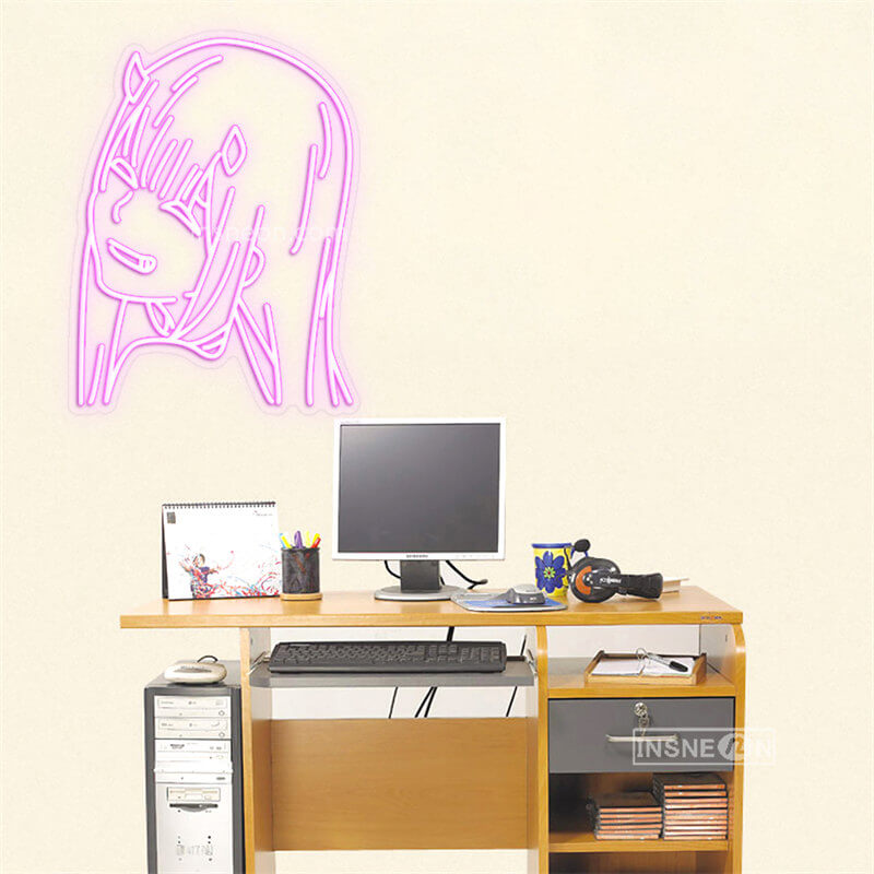 Anime Neon Sign Anime girl Led Custom Neon Sign
