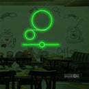 Big Circle, small circle Led Custom Neon Sign