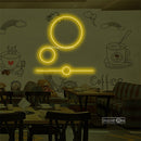 Big Circle, small circle Led Custom Neon Sign