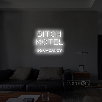 'Bitch Motel' LED Neon Sign